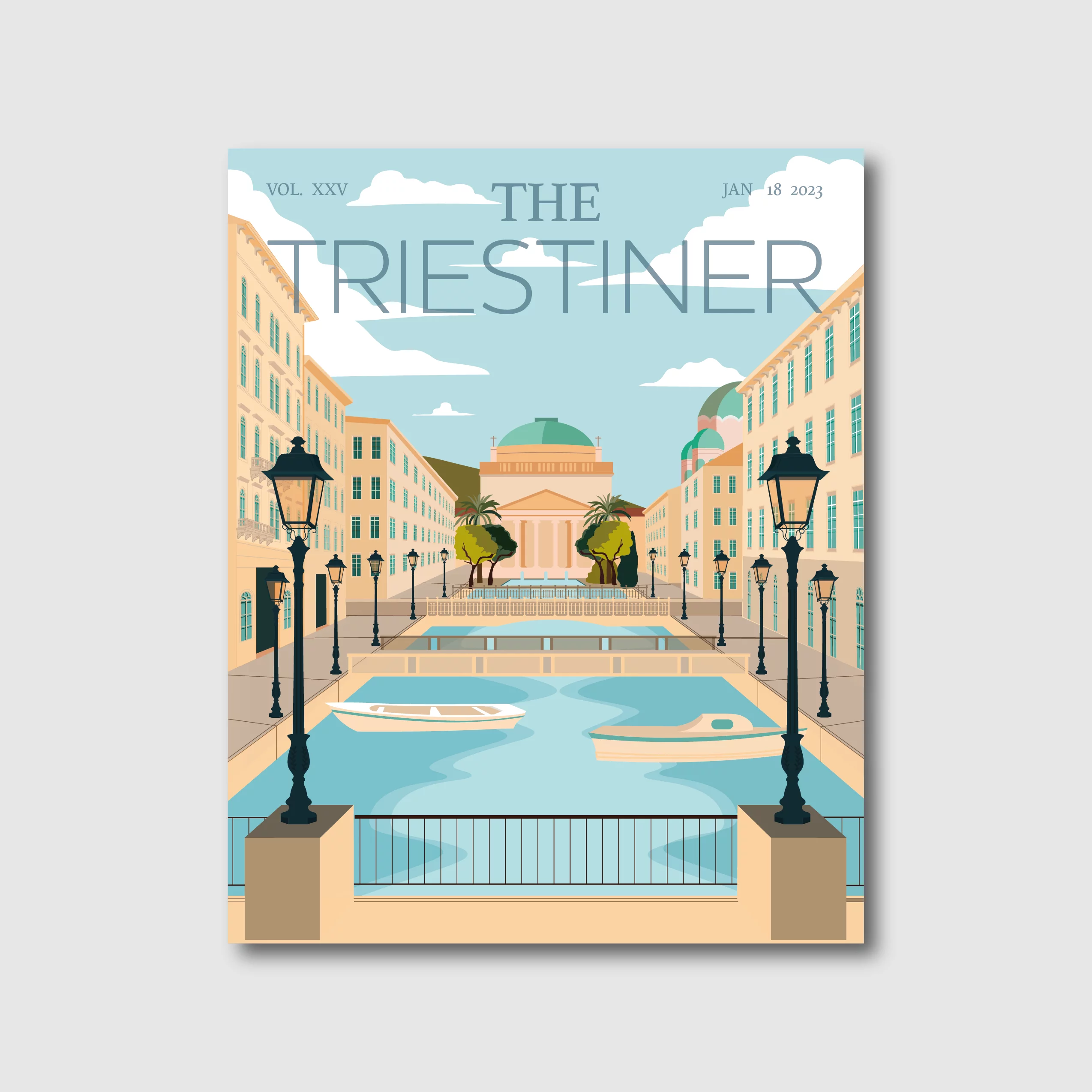 The Triestiner Illustrazione Canal Grande